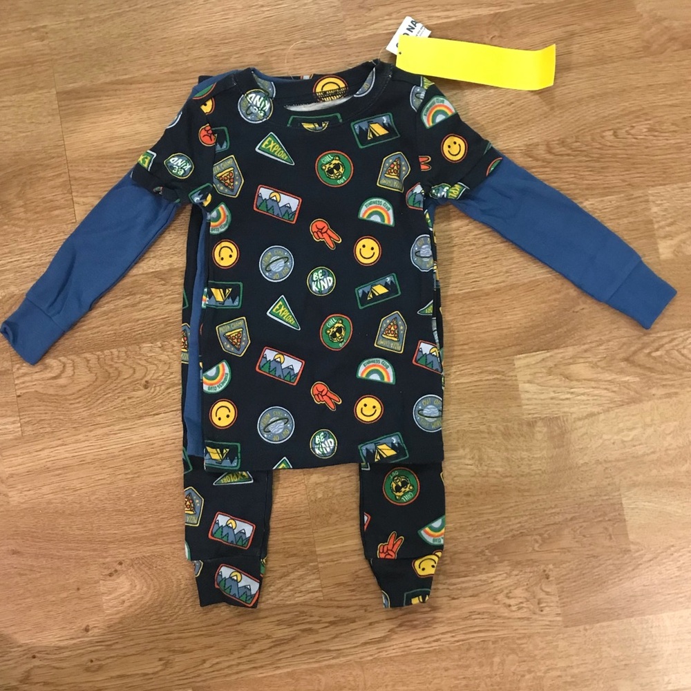 Kids Pajama Set - Adventure design.